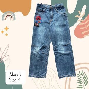 Marvel Spiderman Kid's Blue Straight Leg jeans